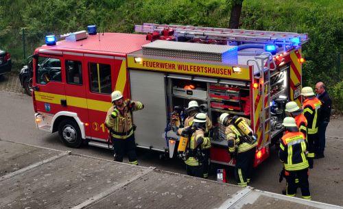 Feuerwehrübung Tennisheim